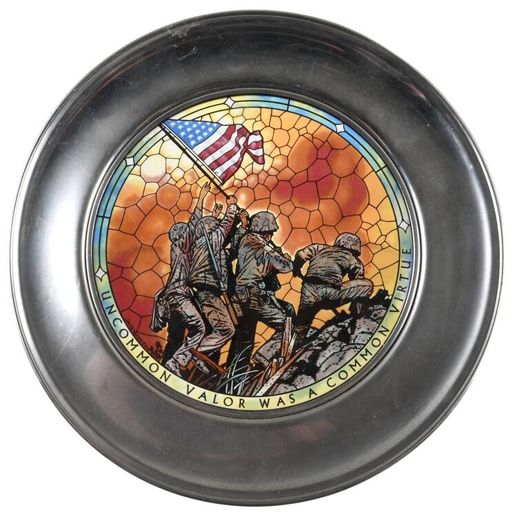 Memorial Commemorative Plates by US Historical Society