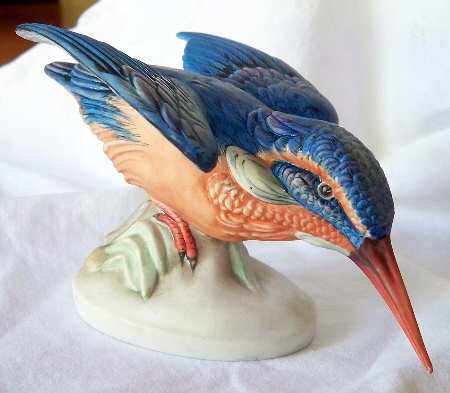 Vista Alegre Figurines Kingfisher - No Box