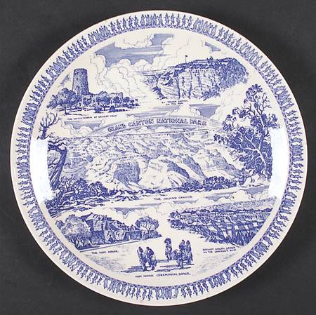 Parks Plates by Vernon Kilns