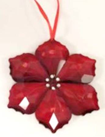 Crystal House Poinsettia - No Box