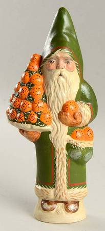 Colonial Williamsburg Exclusives Santa With Orange Clove Cone - No Box