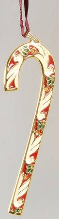 Candy Cane-Ornament Dove - Boxed
