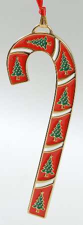 Candy Cane-Ornament Christmas Trees-30th Anniversary - Boxed