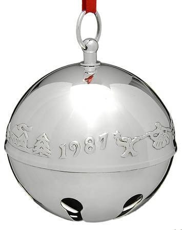 Sleigh Bell-Silverplate Ornament Trimming The Tree - No Box