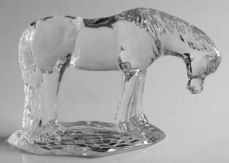 Waterford Crystal Figurine Mare/Mother Horse Only--W-7 1/4" - No Box