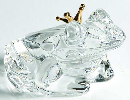 Waterford Crystal Figurine Frog Prince - No Box
