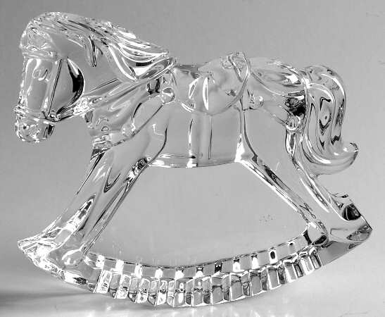 Waterford Crystal Figurine Rocking Horse - No Box