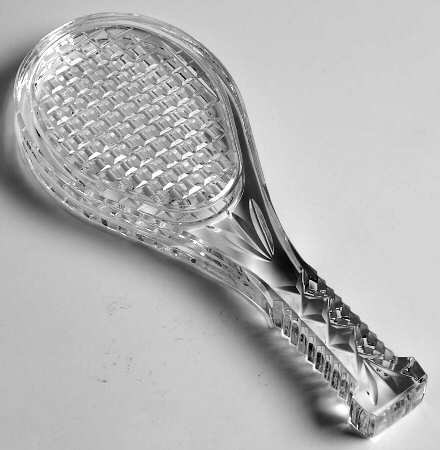 Waterford Crystal Figurine Tennis Racquet - No Box