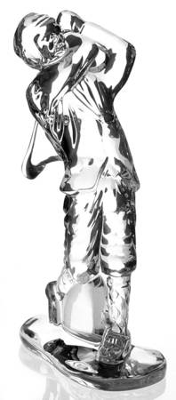 Waterford Crystal Figurine Male Golfer - Boxed