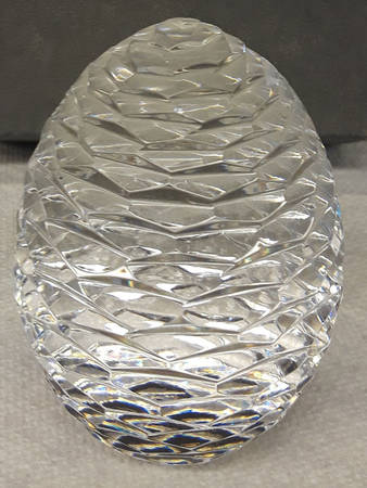 Waterford Crystal Paperweight Pine Cone - Boxed