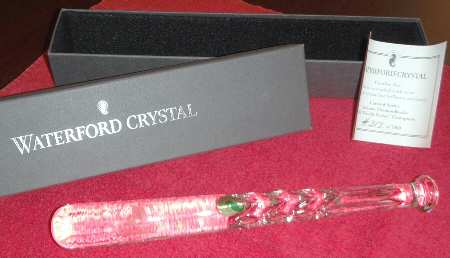 Waterford Crystal Paperweight World Series 2001 Arizona-Bat - Boxed