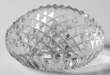 Waterford Crystal Paperweight Diamond Cut Paperweight - Boxed