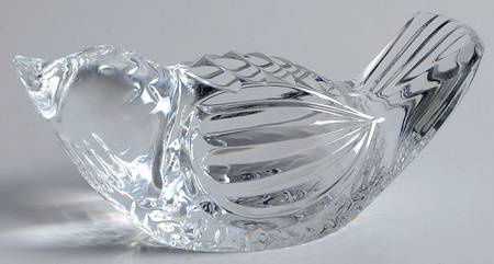 Waterford Crystal Paperweight Bird - Boxed