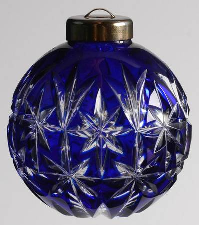 Cased Crystal Ball Collection Cased Cobalt Crystal Ball - No Box