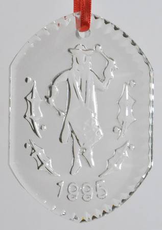 Crystal-Annual Ornament 12 Drummers Drumming - Boxed