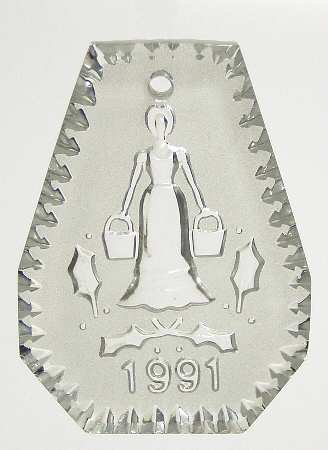Crystal-Annual Ornament 8 Maids A Milking - Boxed