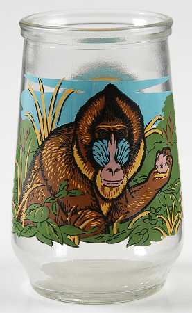 Endangered Species Glass Mandrill - No Box