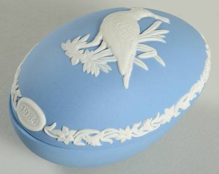 Easter Egg-Jasperware Lapwing - Boxed