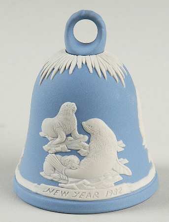 New Years-Bell-Jasperware Seals - Boxed