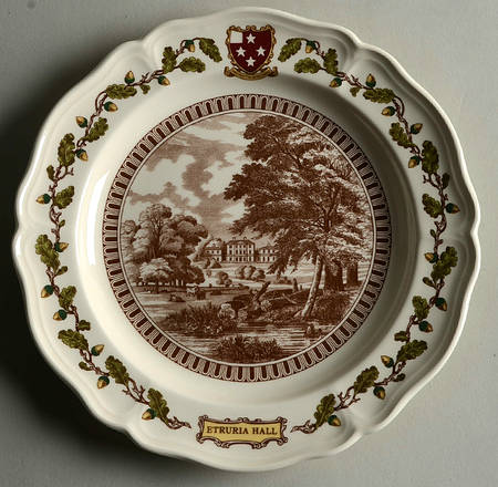Wedgwood Single Release Plates Etruria Hall-250th Anniversary - No Box 66b