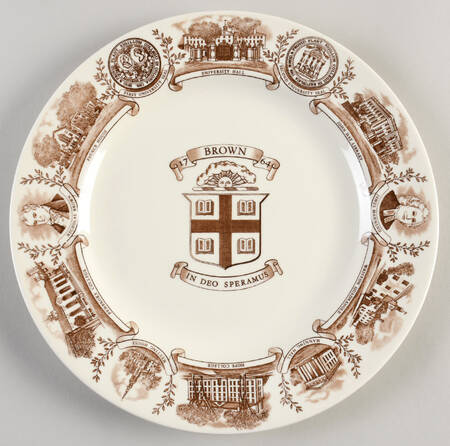Wedgwood Single Release Plates Brown University Bicentennial - No Box