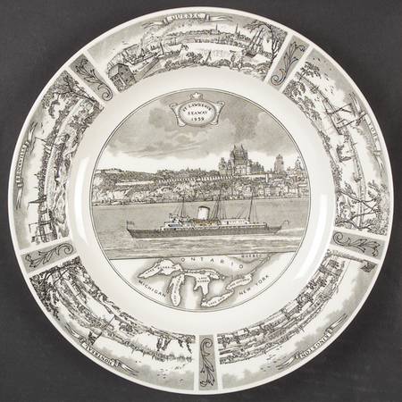Wedgwood Single Release Plates St. Lawrence Seaway - Boxed