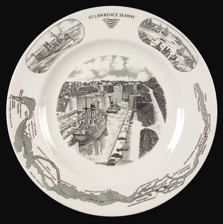 Wedgwood Single Release Plates St. Lawrence Seaway - Boxed