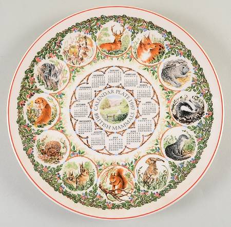 Calendar Plate by Wedgwood