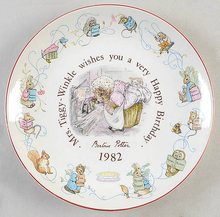 Peter Rabbit-Birthday Happy Birthday-Mrs. Tiggy-Winkle - No Box