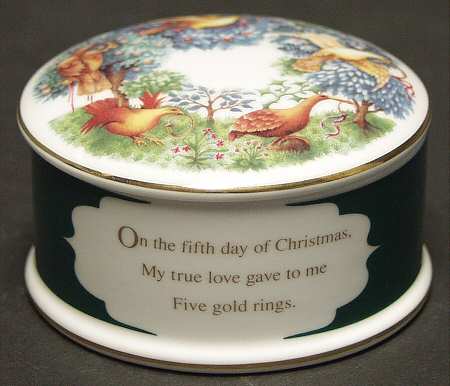 Twelve Days of Christmas 5 Golden Rings - No Box