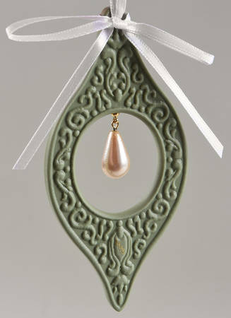 Millennium Gems Wisdom-Sage Green Jasper With Pearl - Boxed