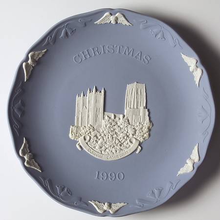 Cathedrals-Christmas Plates Durham Cathedral - Boxed