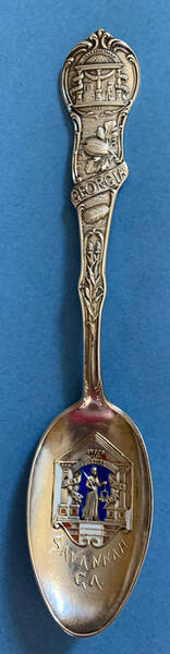 State Spoon Georgia-Savannah,Pierced - No Box