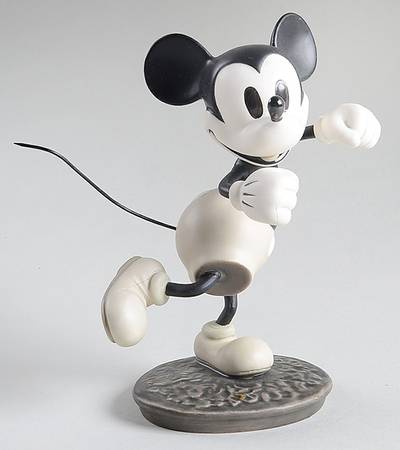 Delivery Boy Hey Minnie Wanna Go Steppin?-Mickey - With Box