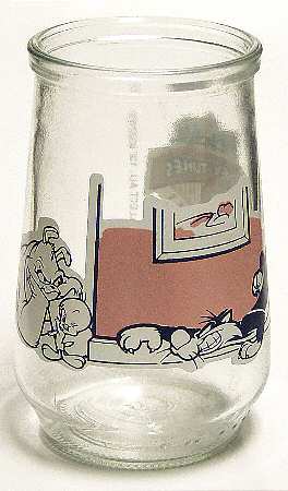 Looney Toons Glasses 1994 Sylvester, Tweety And Dog - No Box