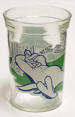 Looney Toons Glasses 1994 Foghorn Leghorn & Chicken Hawk - No Box
