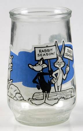 Looney Toons Glasses 1994 Bugs Bunny & Daffy Duck - No Box