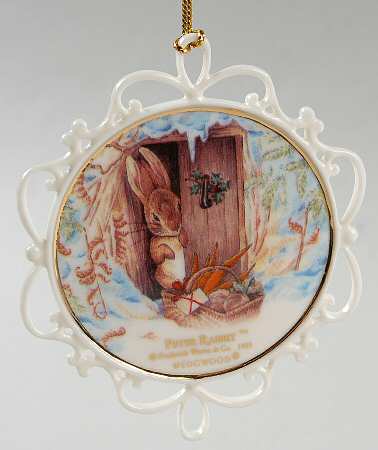 Peter Rabbit Ornament by Wedgwood