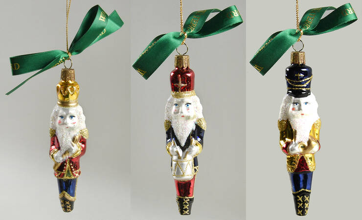 Holiday Heirlooms Ornaments Nutcrackers (Set Of 3) - No Box