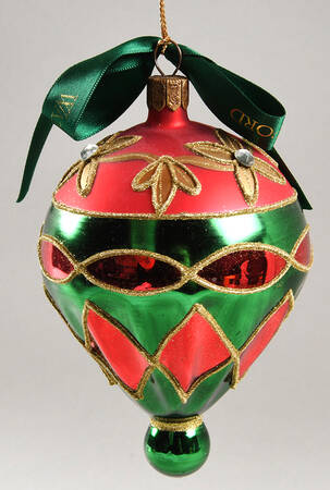 Holiday Heirloom Red, Green, Gold Ashling Parachute Top - Boxed