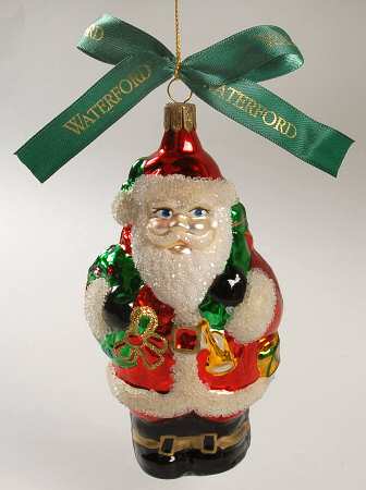 Holiday Heirloom Santa Ornaments Saint Nick-With Wreath - No Box