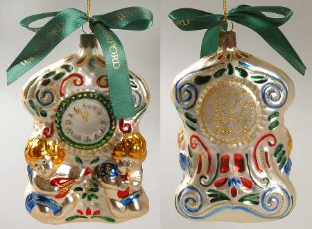 Holiday Heirlooms Ornaments Cherubian New Year's Clock-2000 - No Box