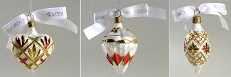 Holiday Heirloom Red and Gold Yuletide Memories (Set Of 3) - Boxed