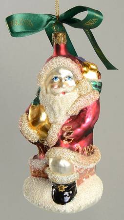 Holiday Heirloom Santa Ornaments Here Comes Santa - Boxed