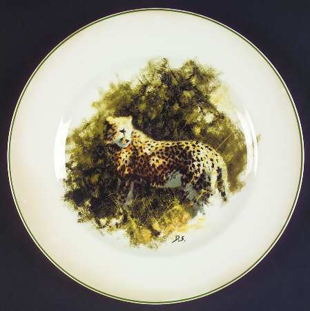 World Wildlife Fund-Plate Cheetah - No Box
