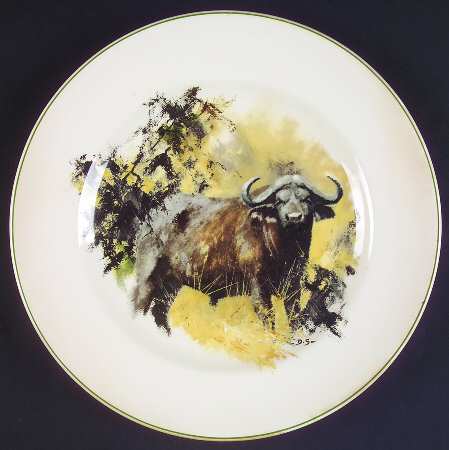 World Wildlife Fund-Plate Buffalo - Boxed