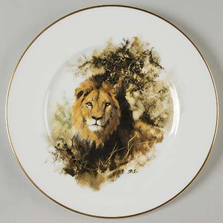World Wildlife Fund-Plate Lion - No Box