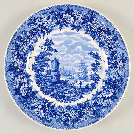 Wedgwood Blue & White Collection The Harbour - Boxed