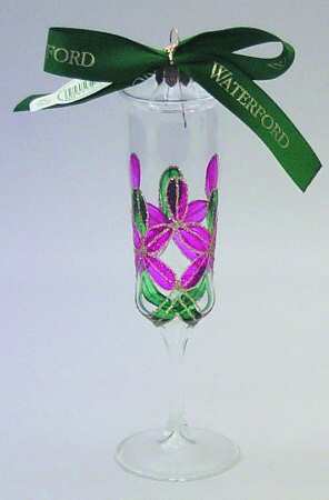 Mini Glasses-Ornament Lismore Champagne Flute - No Box