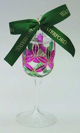 Mini Glasses-Ornament Lismore Wine Glass - Boxed
